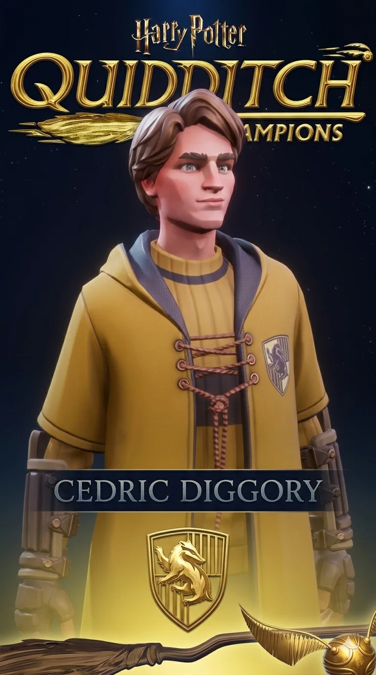 Poster for Cedric Diggory in Quidditch Champions